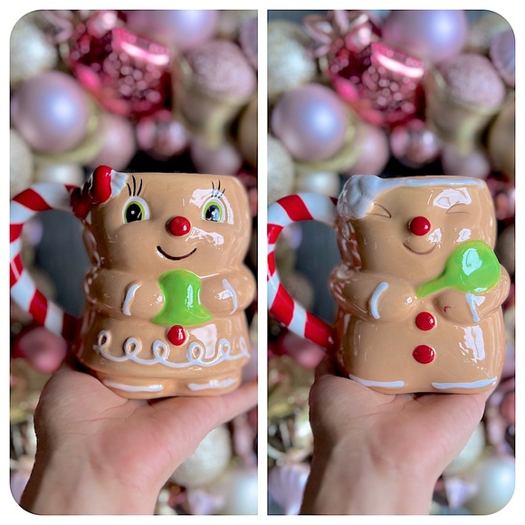 At Home Other - ✨NEW🎄At Home Gingerbread Boy and Gingerbread Girl Mug Set🎁
